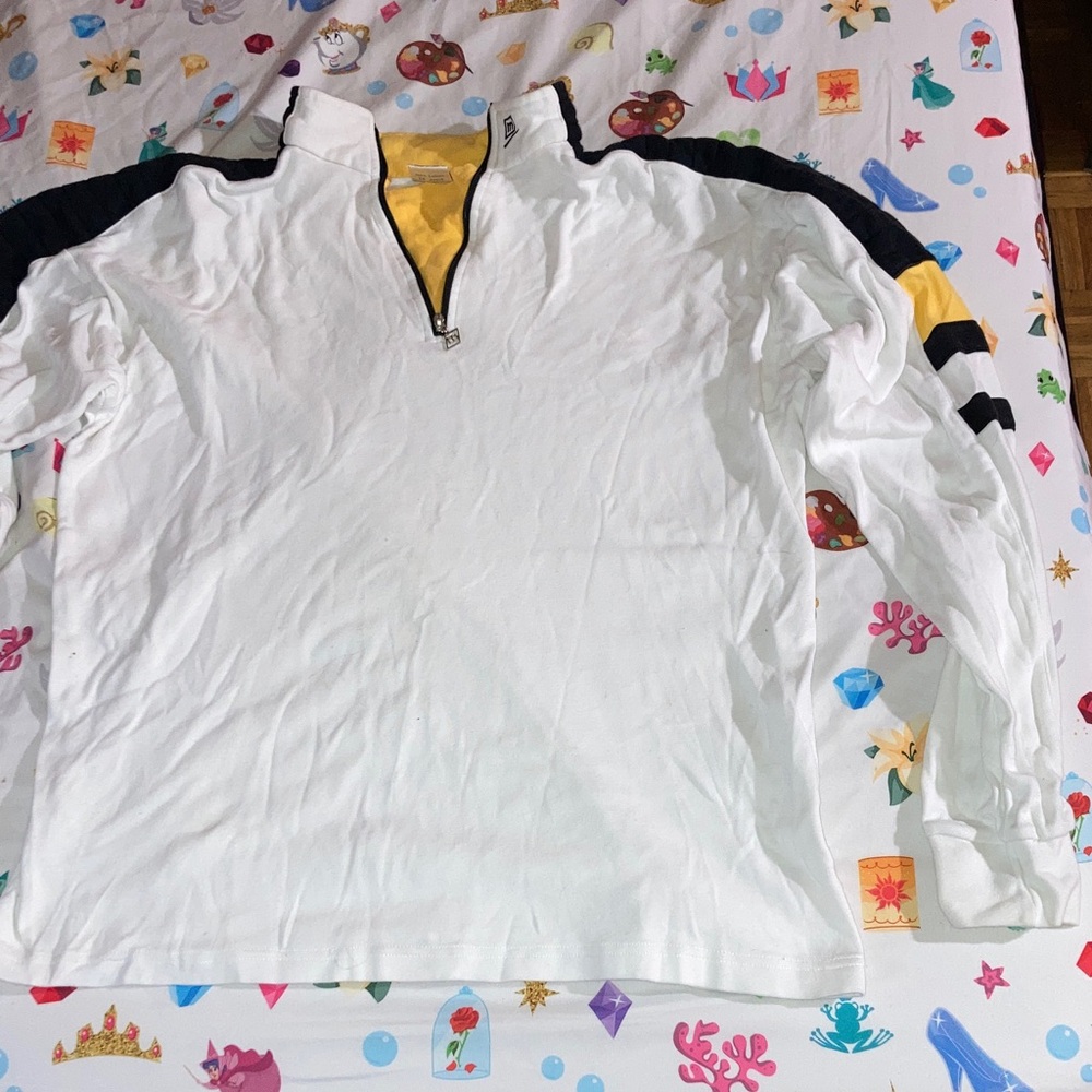 White and Black Men's Sweatshirt